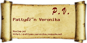 Pattyán Veronika névjegykártya