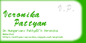 veronika pattyan business card